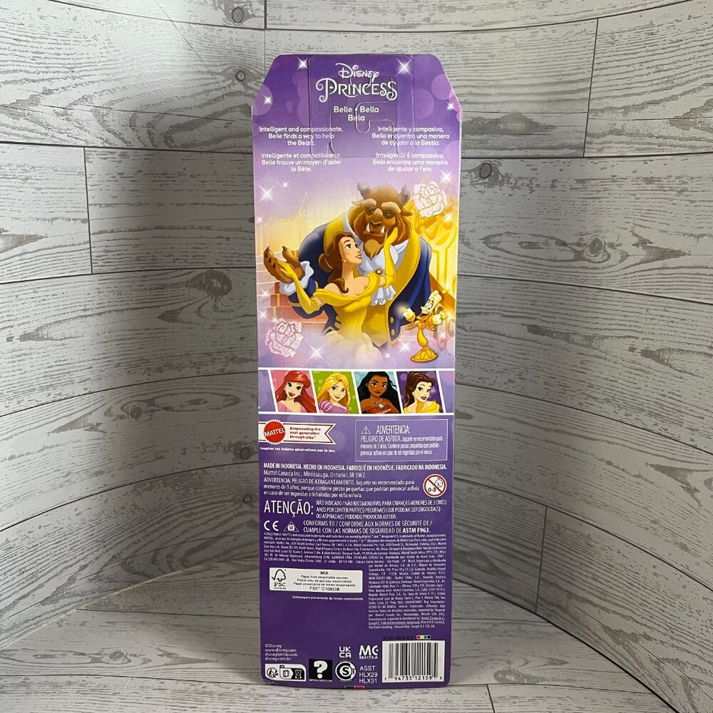 Disney Princess Belle Doll in Yellow and Pink from Beauty and The Beast - Picture 2 of 2